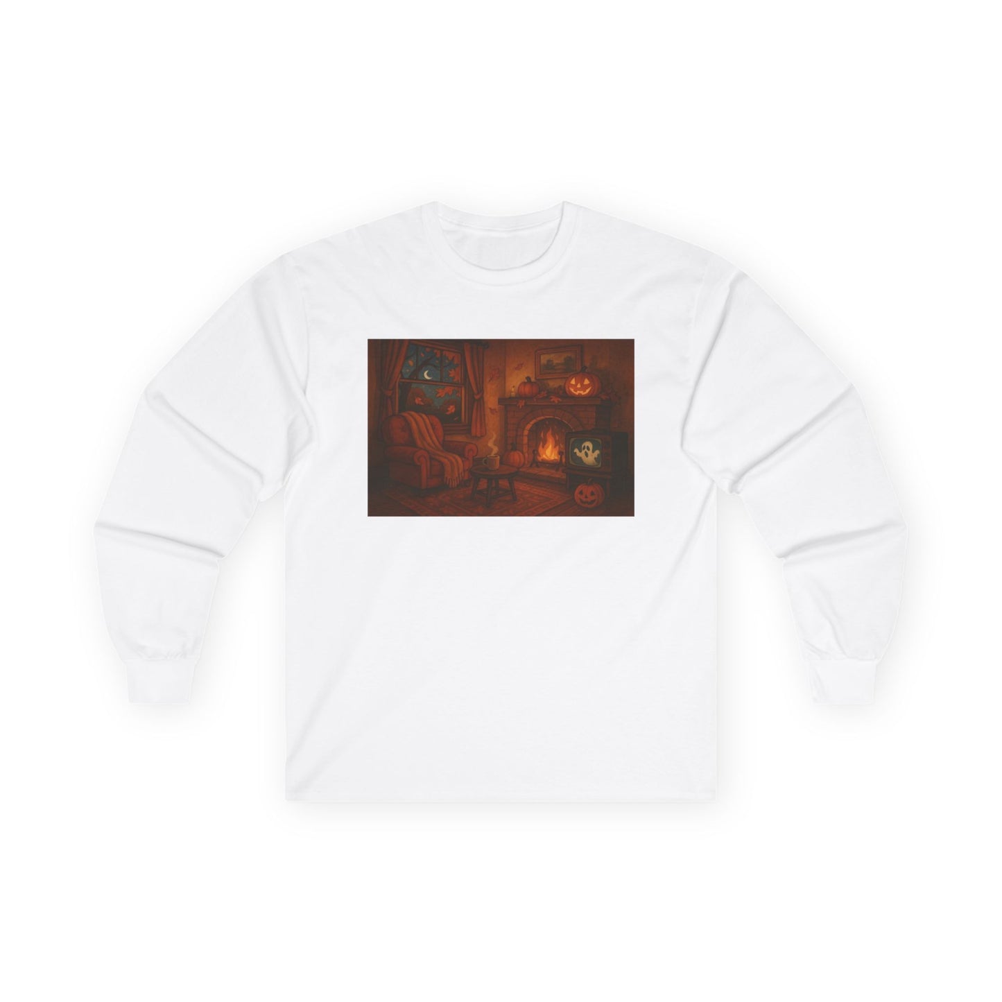 vintage halloween firebplace