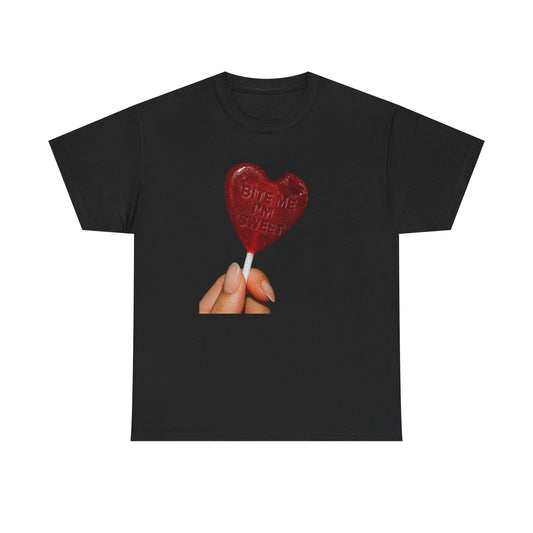 Friday Knights - 'Bite Me' Candy Heart T-Shirt