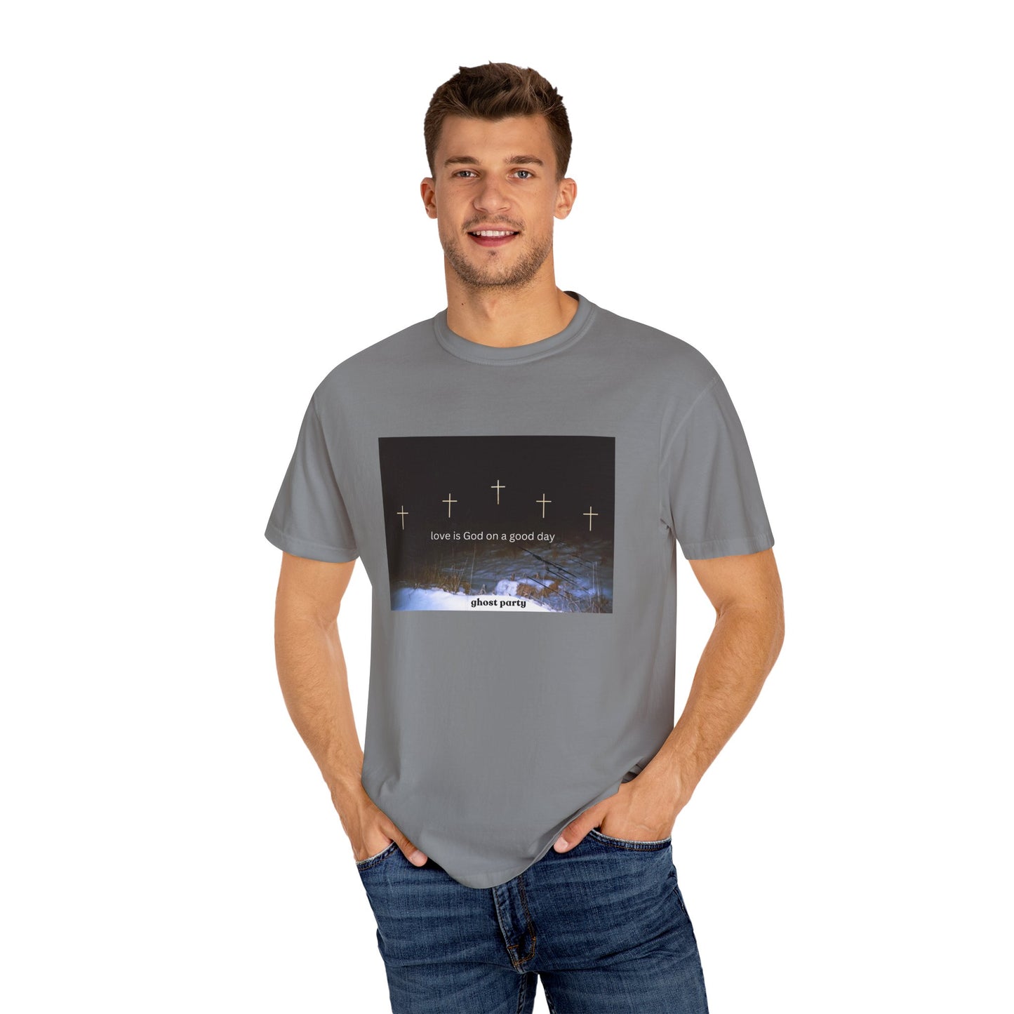 Love is God on a Good Day tee