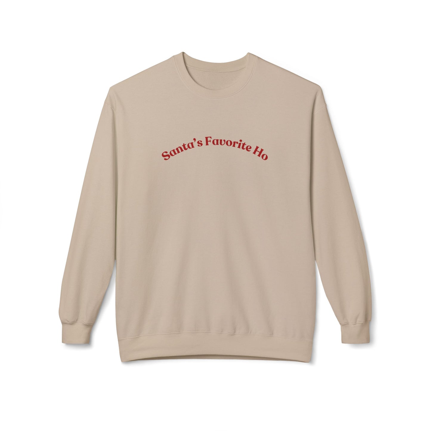 Friday Knights - Santa's Favorite Ho Fleece Crewneck Sweatshirt