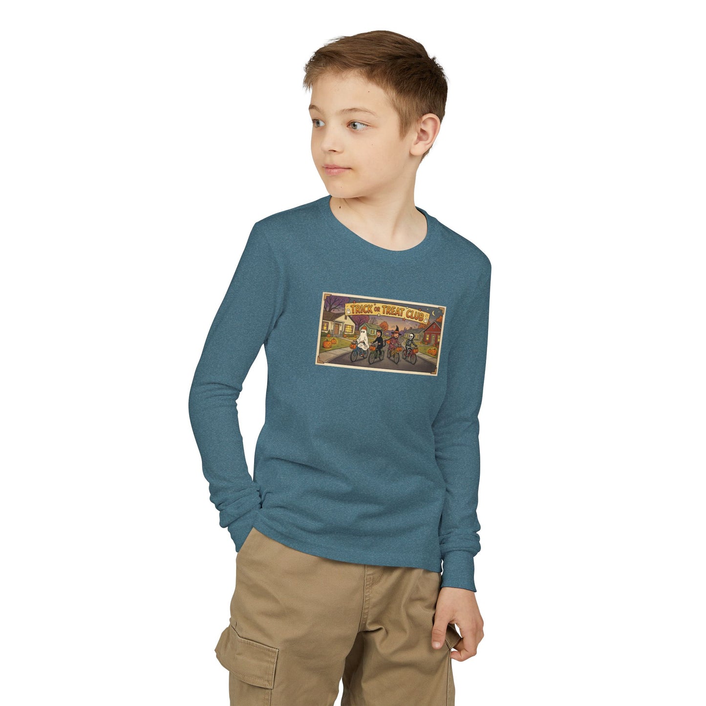 Friday Knights KIDS-  Retro 'Trick or Treat Club' Halloween Graphic