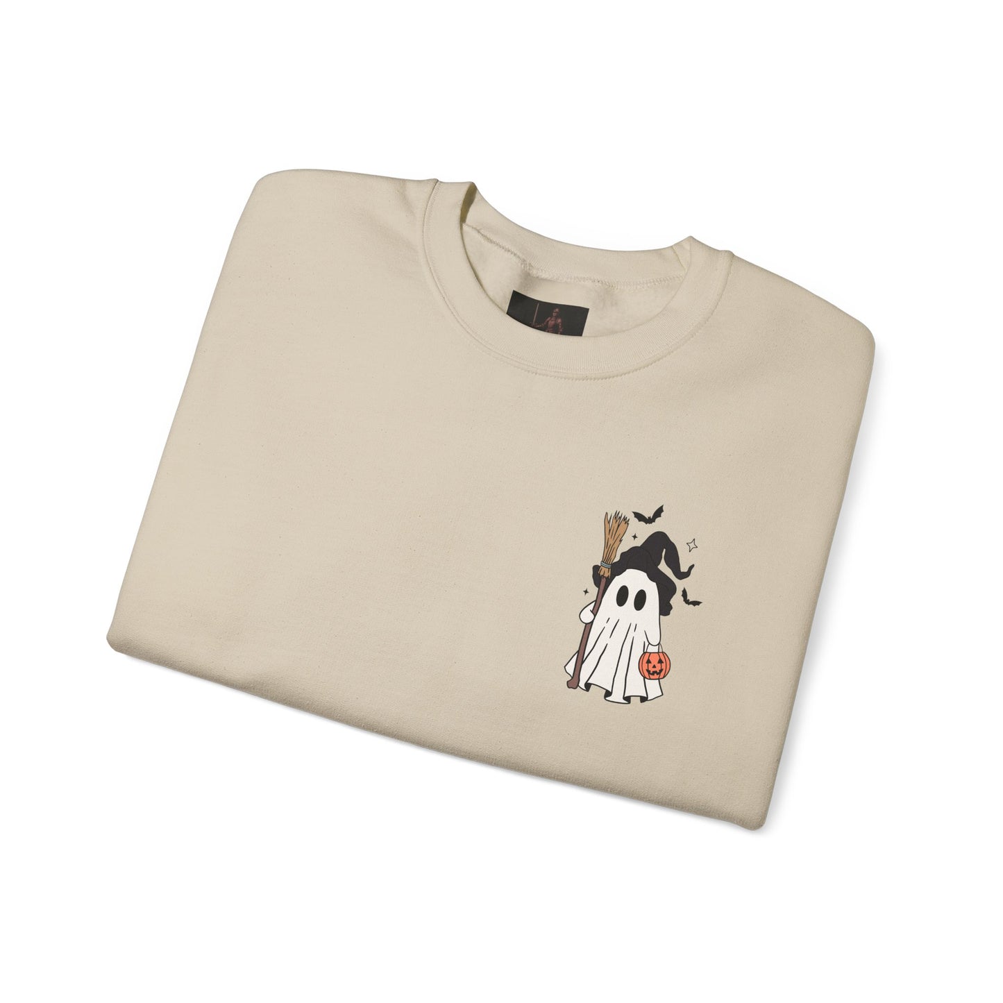 Friday Knights - Ghost in a Witch Hat Crewneck Sweatshirt
