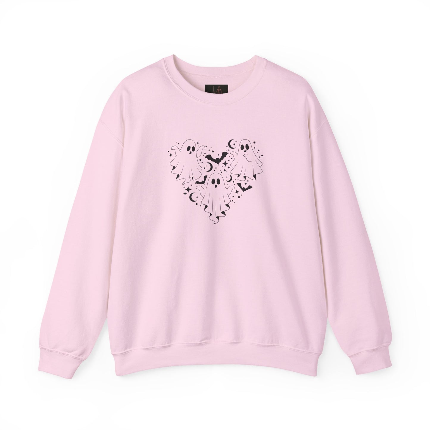 Friday Knights - Crescent Moon Heart Crewneck Sweatshirt