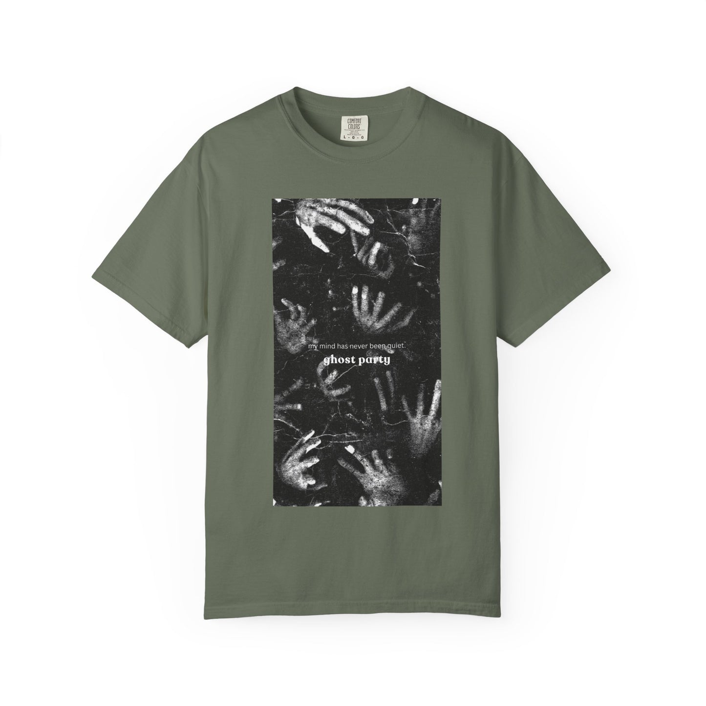 my mind has never been quiet hand tee