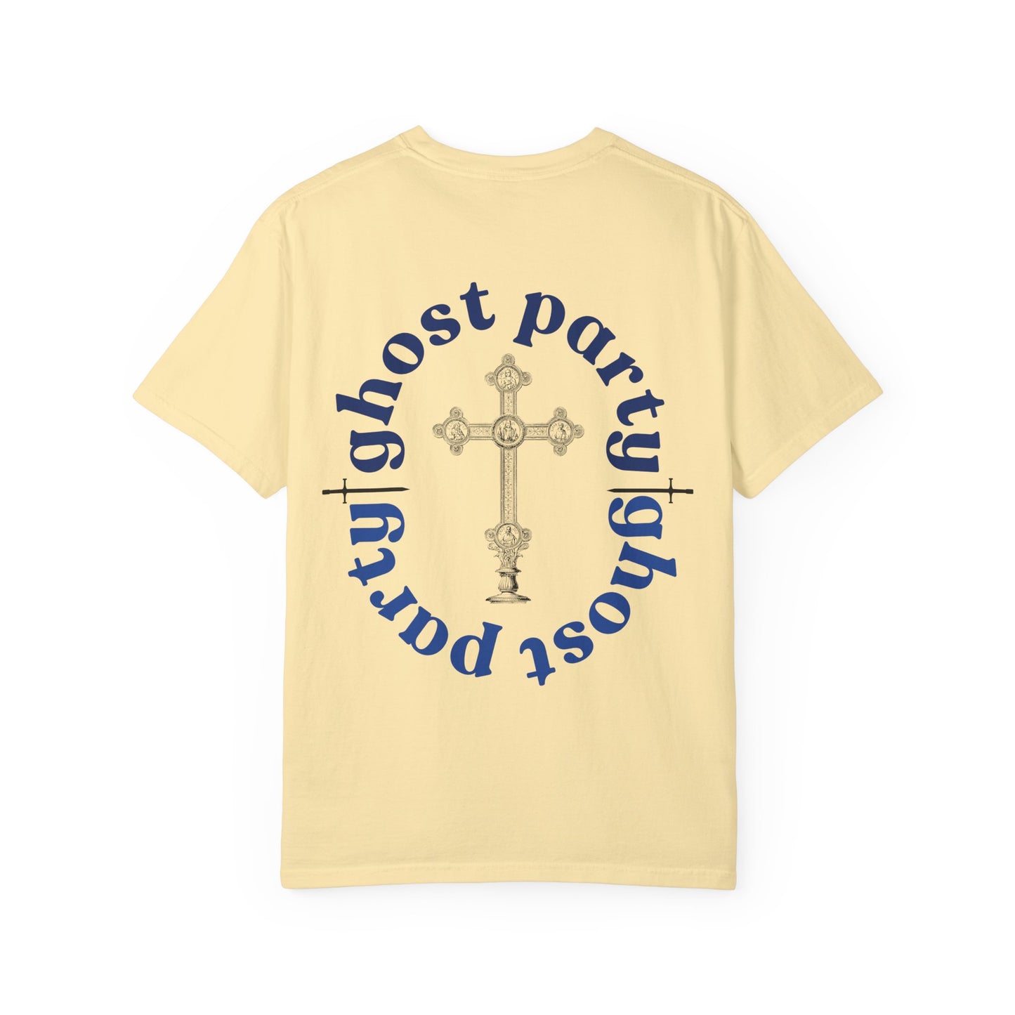 Ghost Party Blue Cross Back