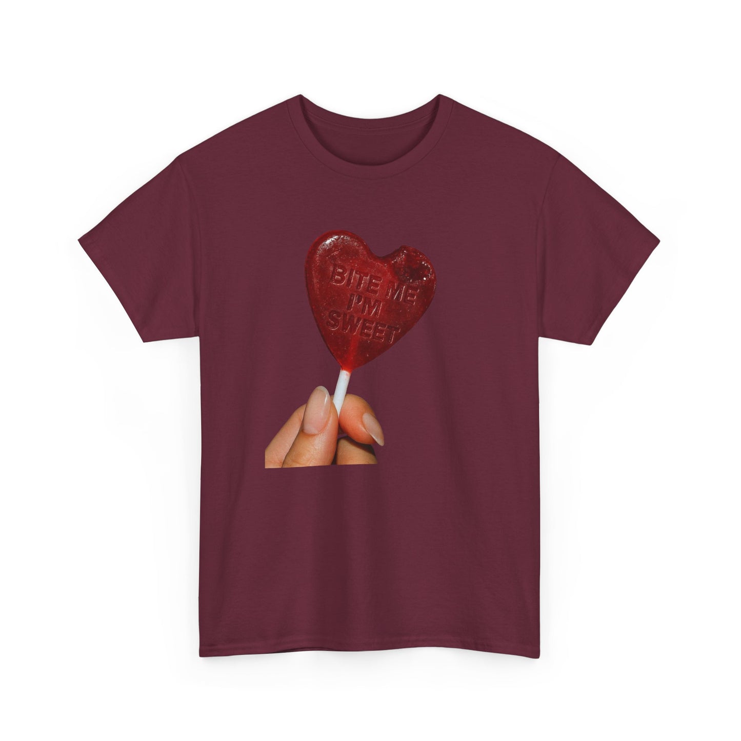 Friday Knights - 'Bite Me' Candy Heart T-Shirt
