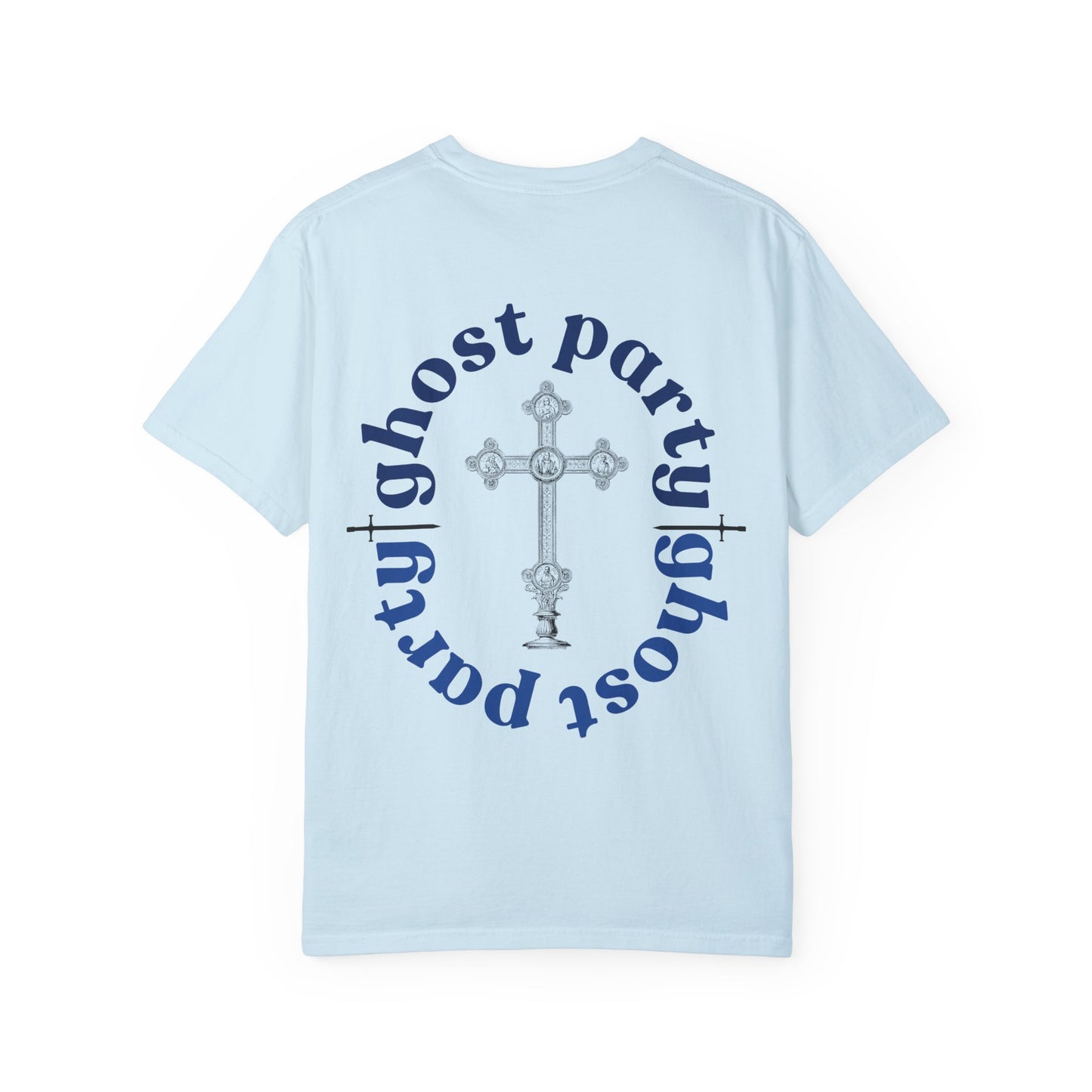 Ghost Party Blue Cross Back