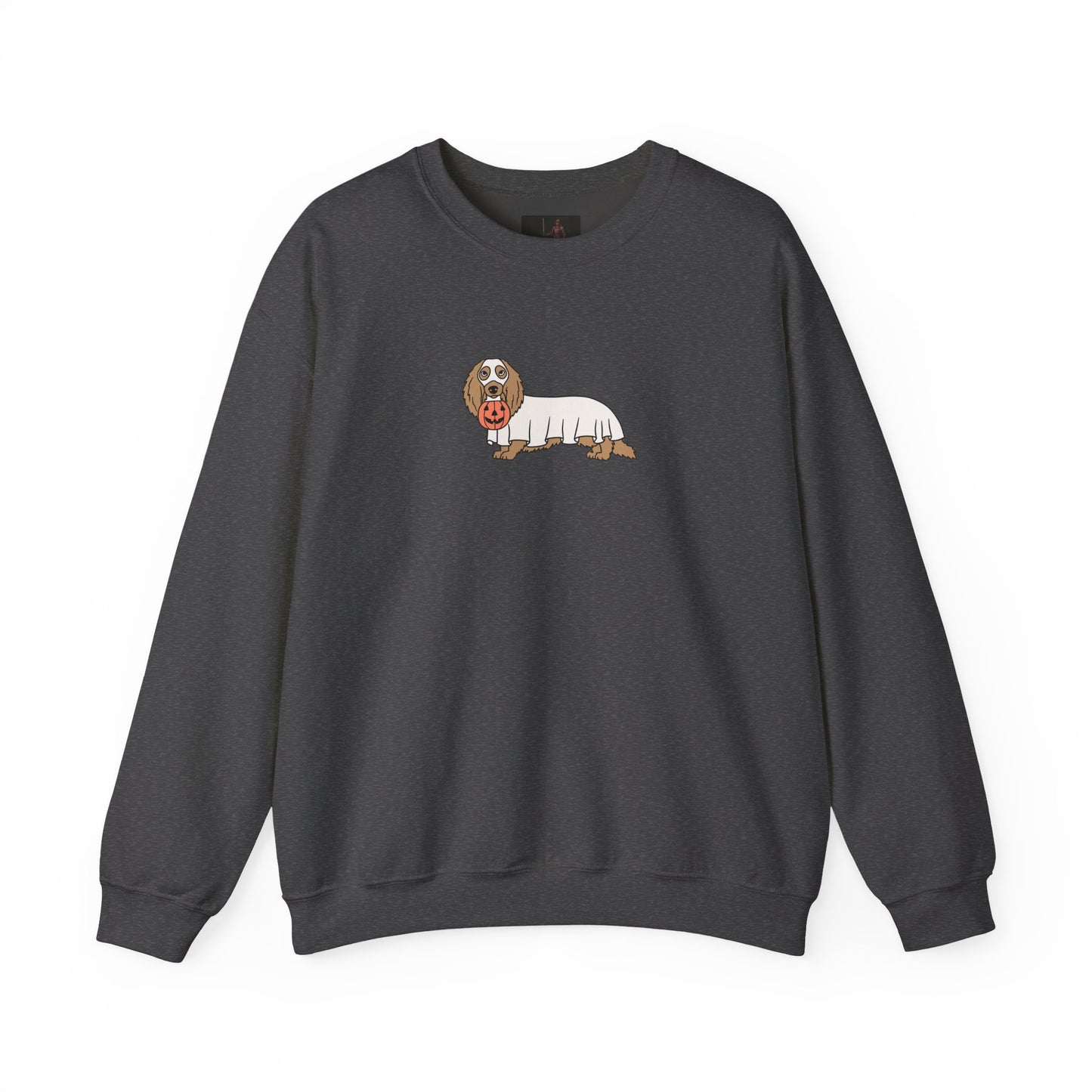 Friday Knights - Dachshund ghost Crewneck Sweatshirt