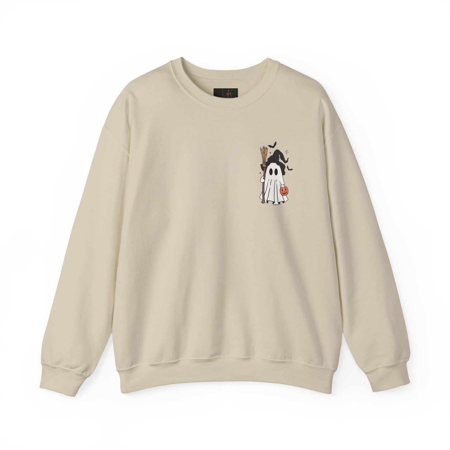 Friday Knights - Ghost in a Witch Hat Crewneck Sweatshirt