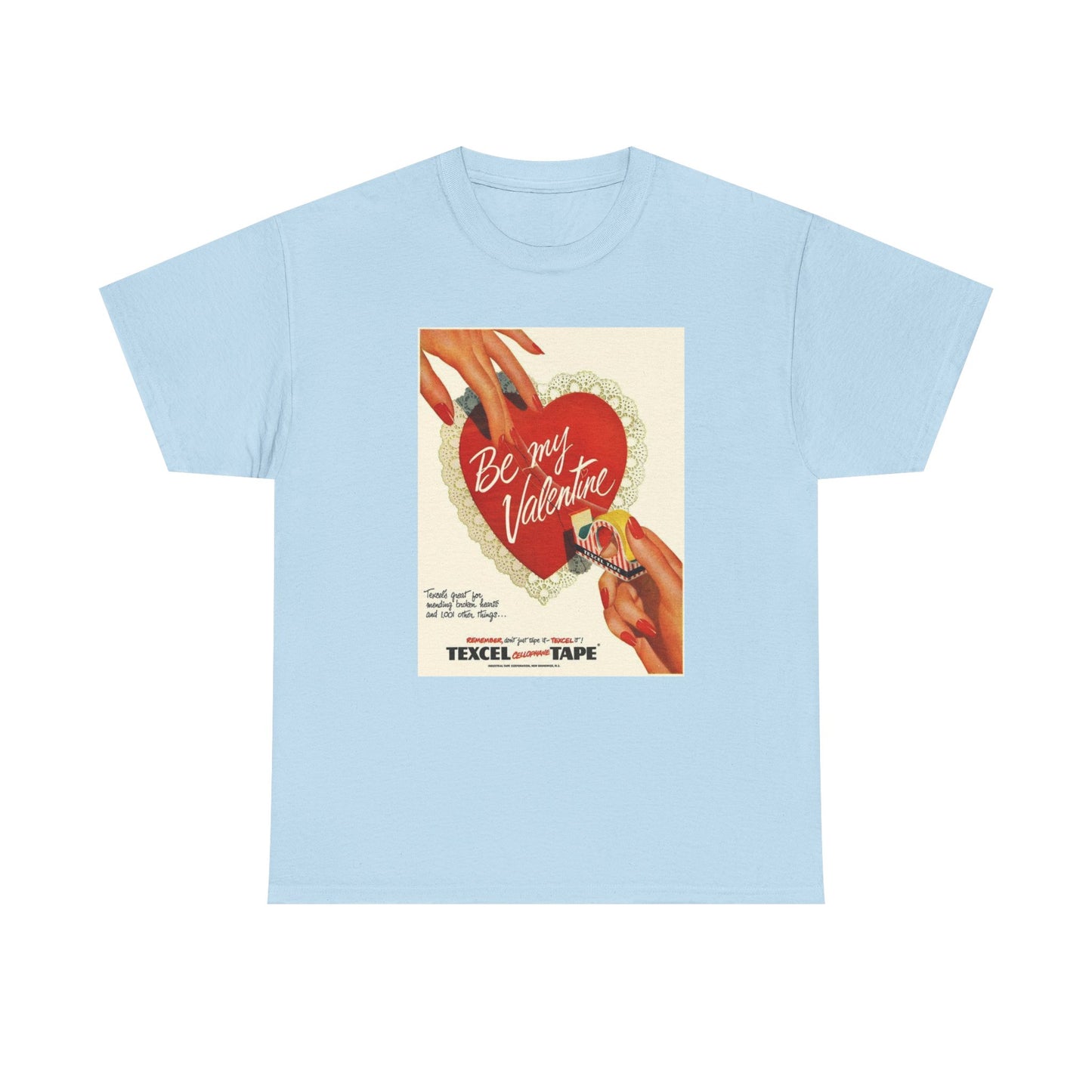 Friday Knights - tape vintage valentines day tee