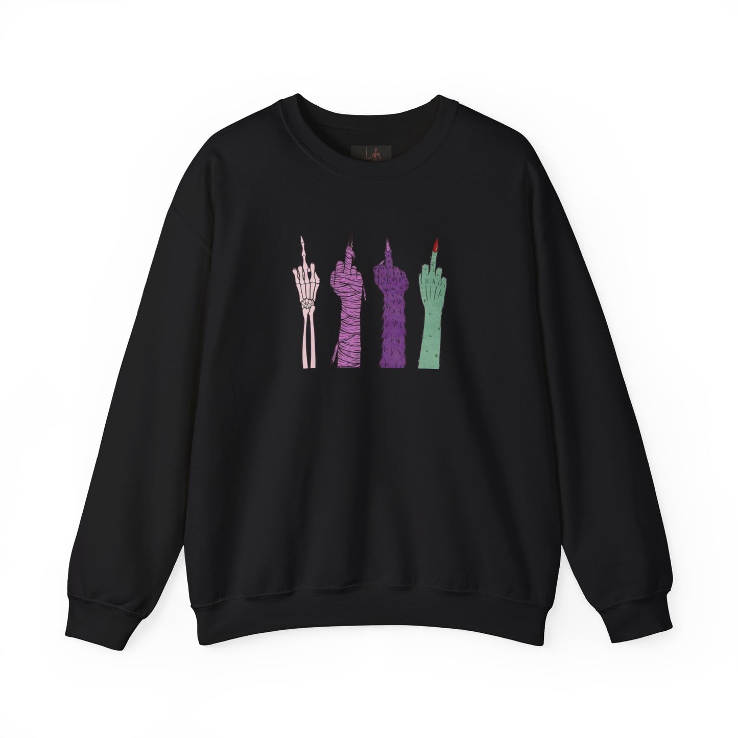 Friday Knights -Middle Finger Skeleton Hands Graphic