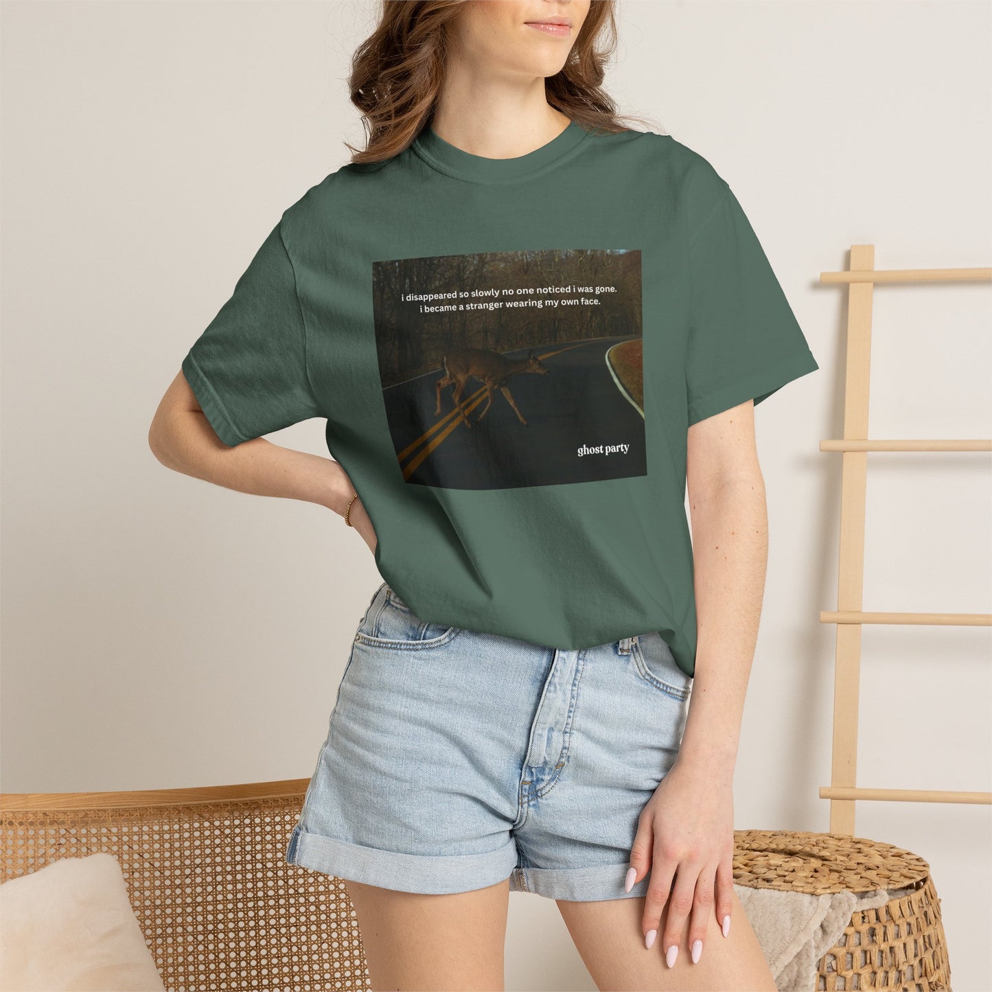 I disappeared slowly deer tee