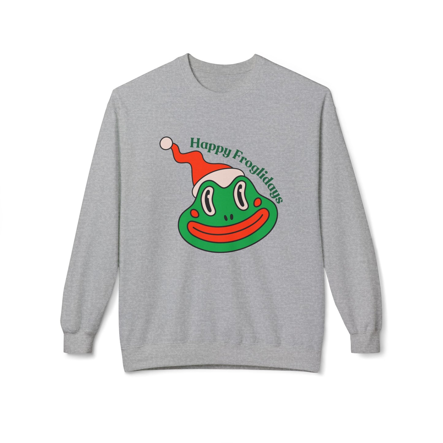 Friday Knights - Happy Froglidays Holiday fleece Sweater