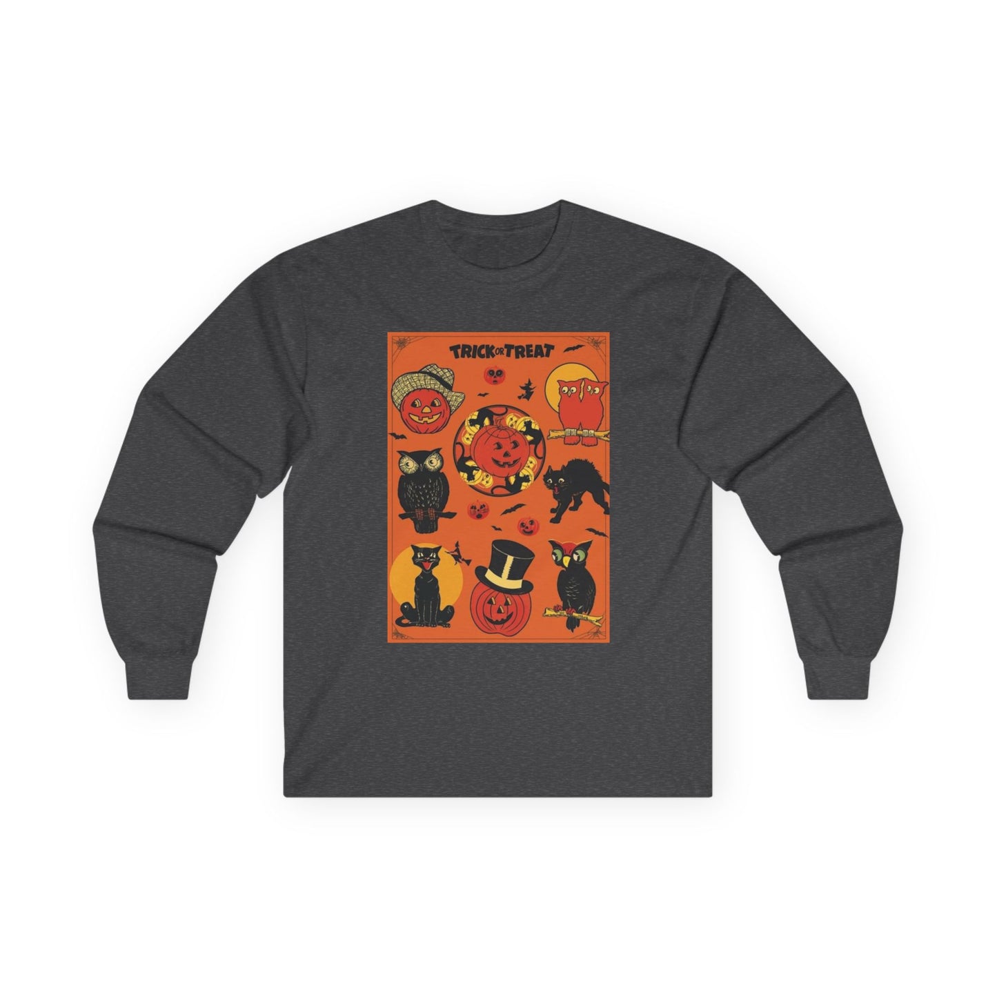 halloween cat vintage look