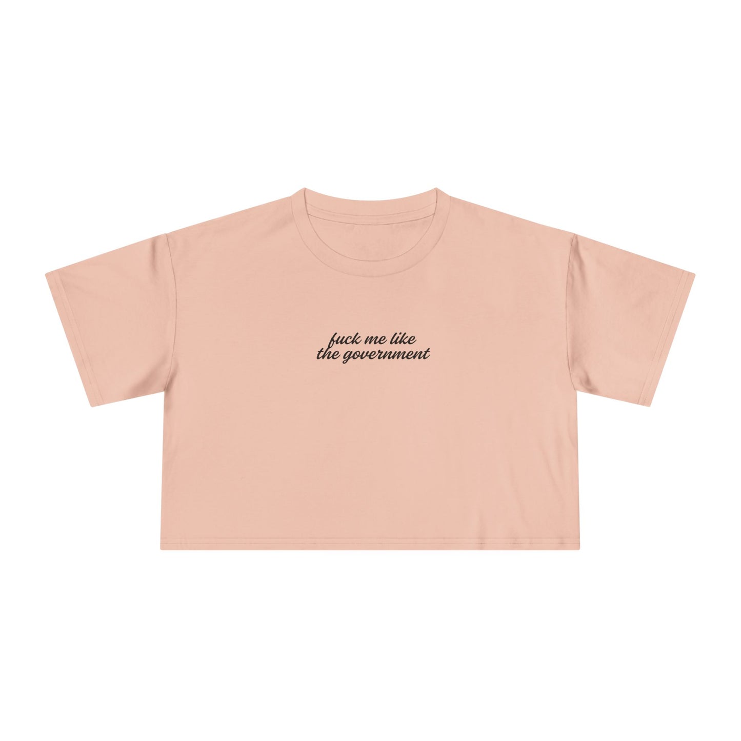 Friday Knights - do me like the government crop top