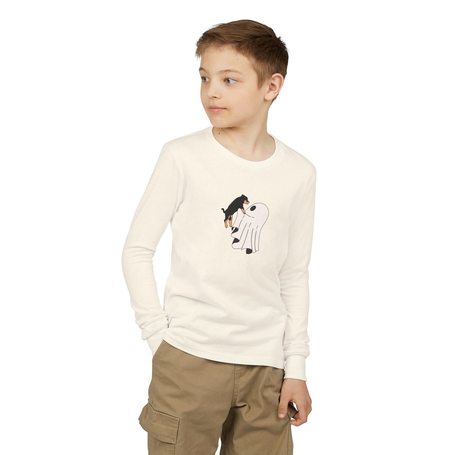 Friday Knights KIDS- Ghost with Rottie graphic