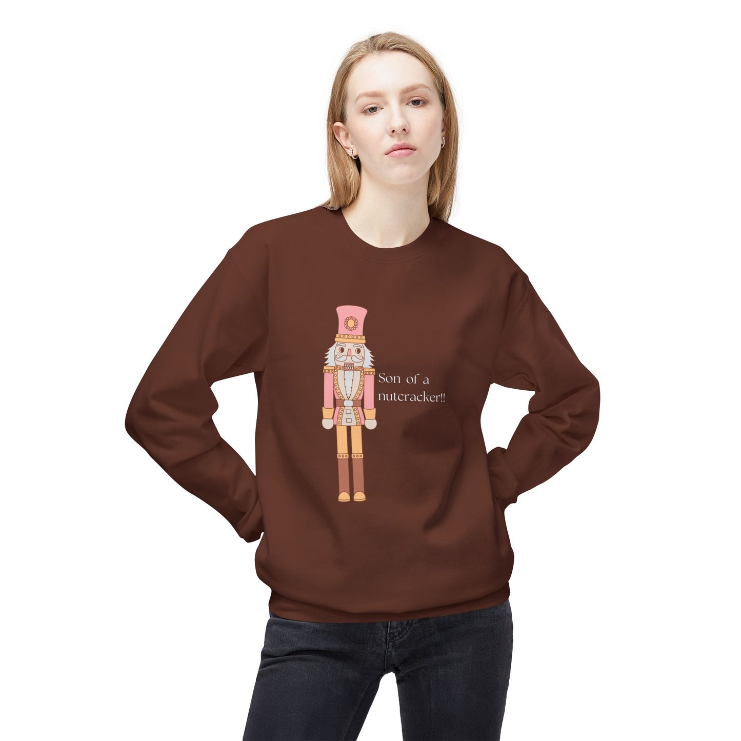 Friday Knights - Son of a nutcracker Fleece Crewneck Sweatshirt