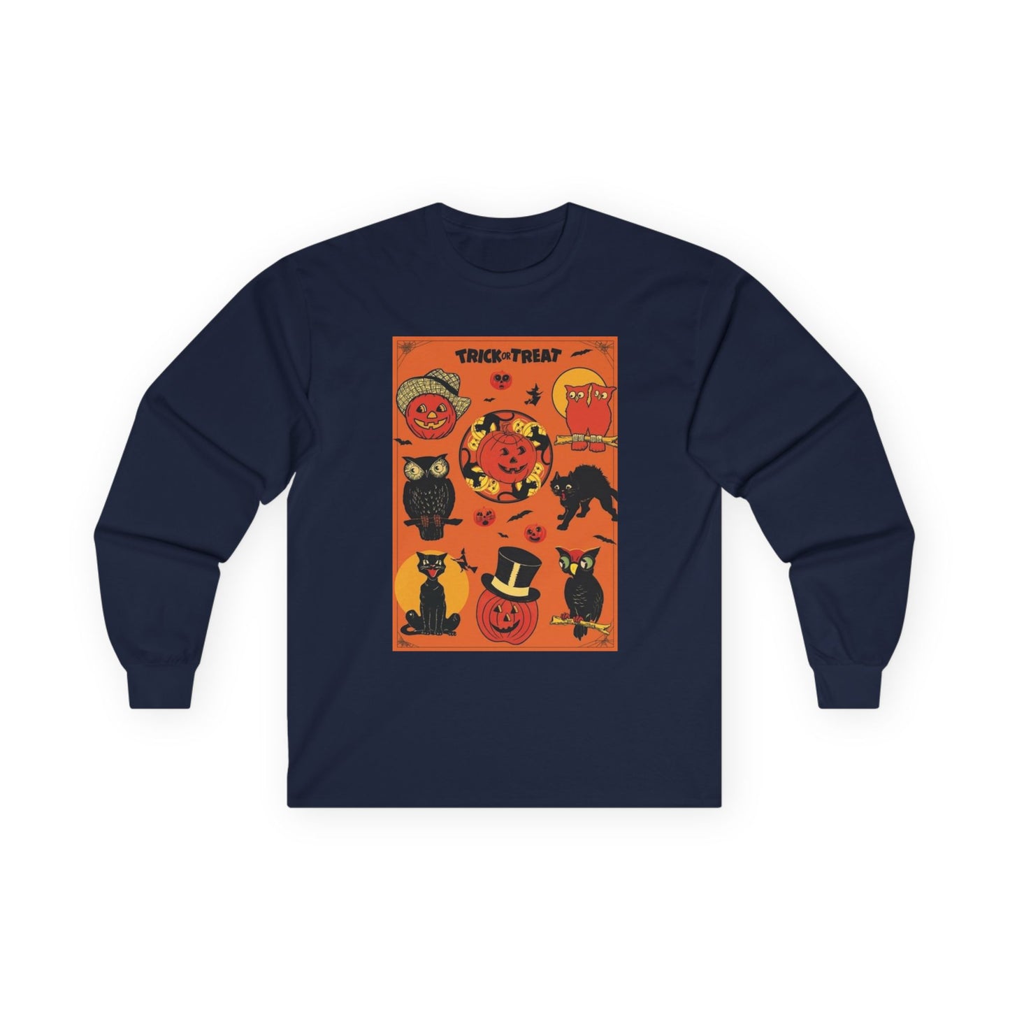 halloween cat vintage look