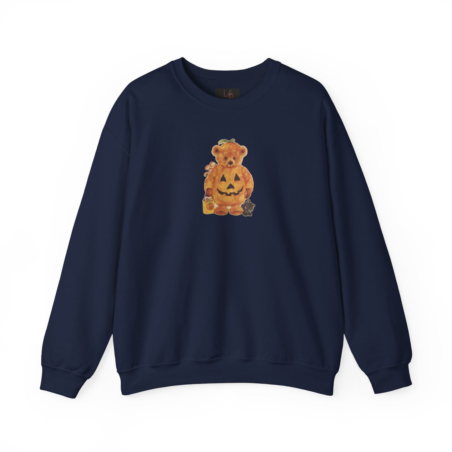Friday Knights - Vintage Halloween Teddy Pumpkin Sweatshirt