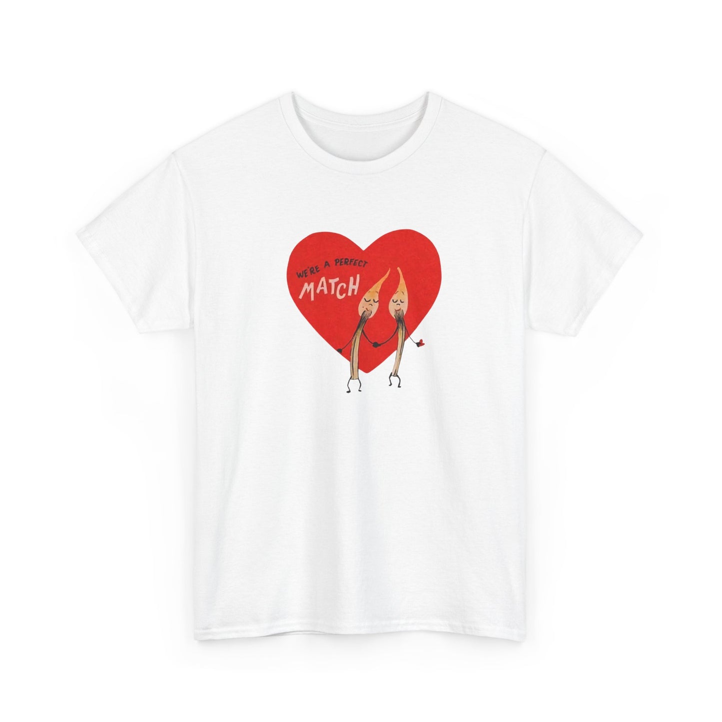 Friday Knights - vintage Valentine's perfect Match Tee