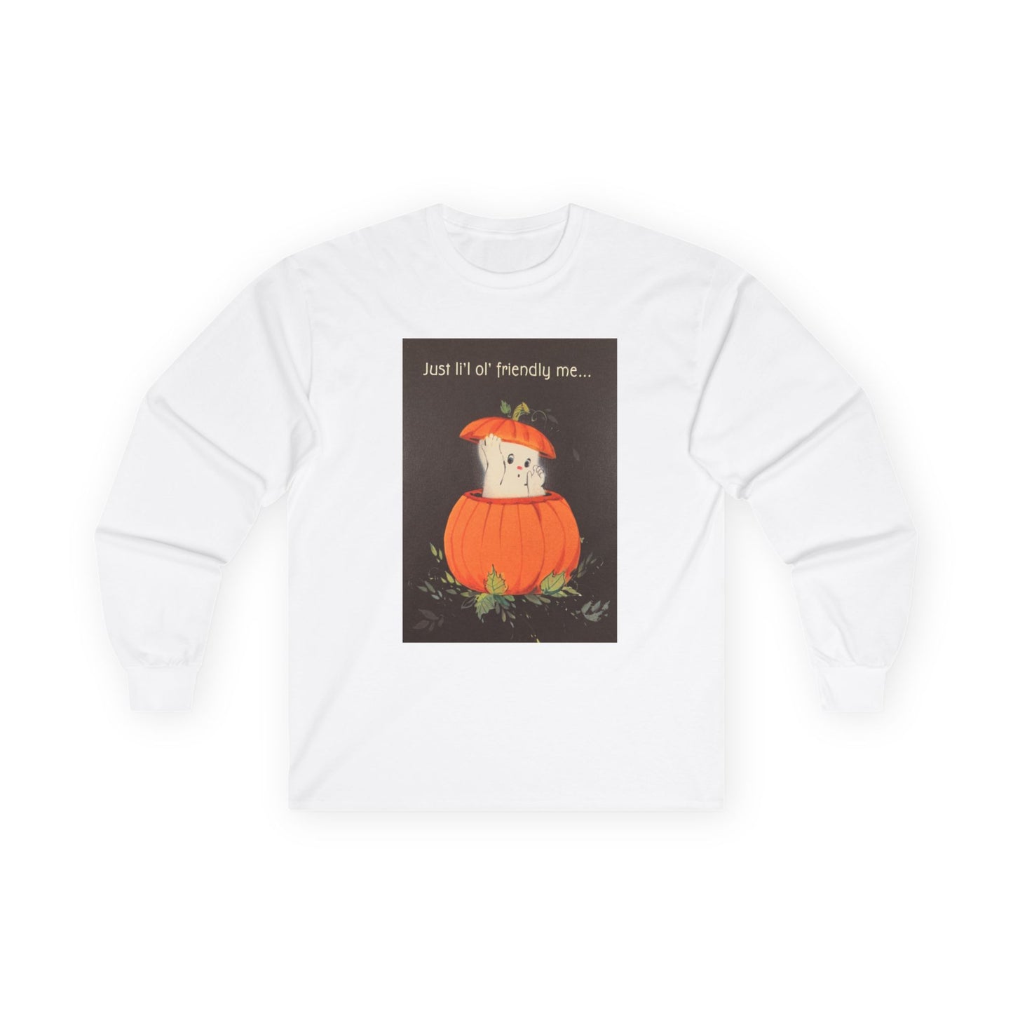 friendly ghost pumpkin