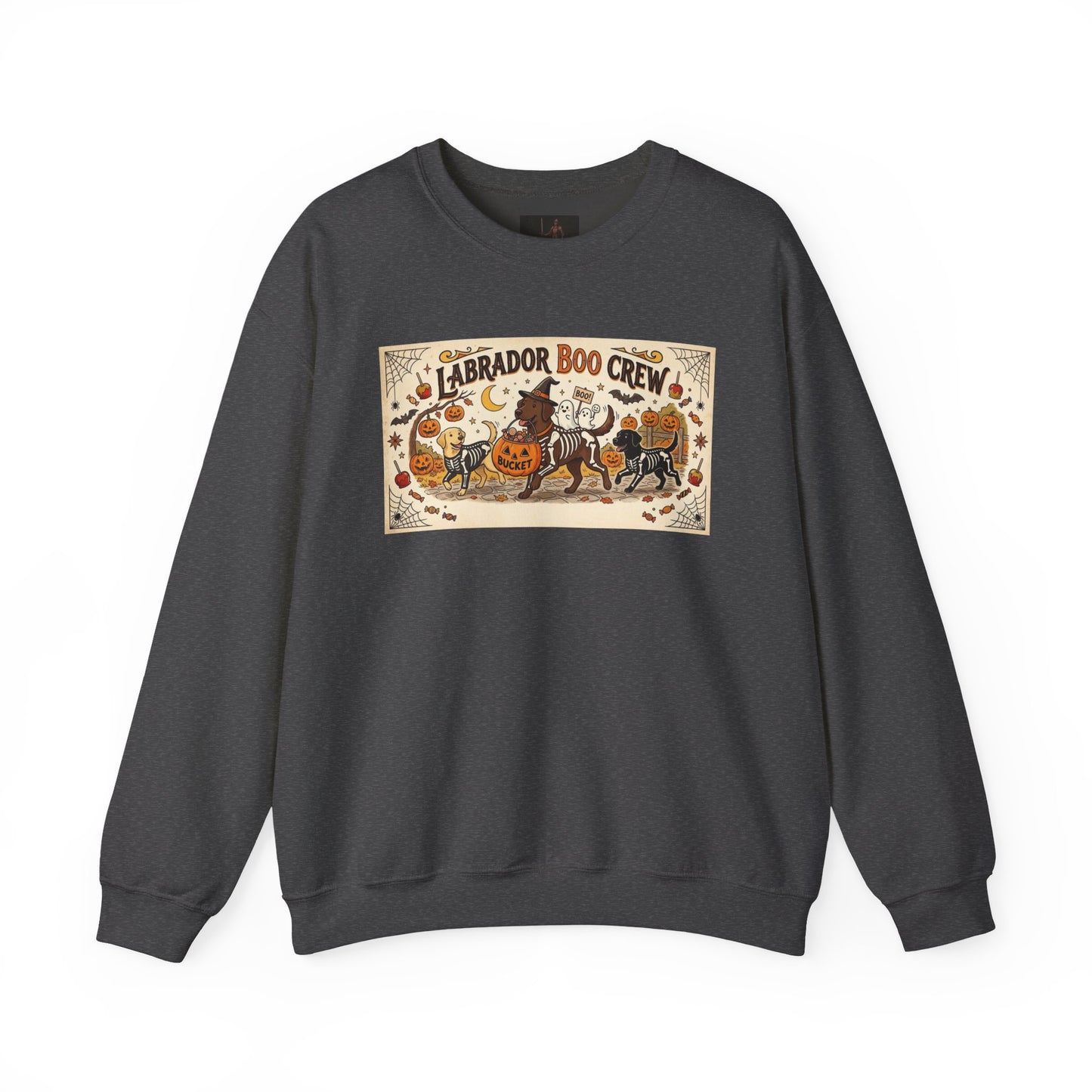 Friday Knights - Labrador Boo Crew Halloween Sweatshirt