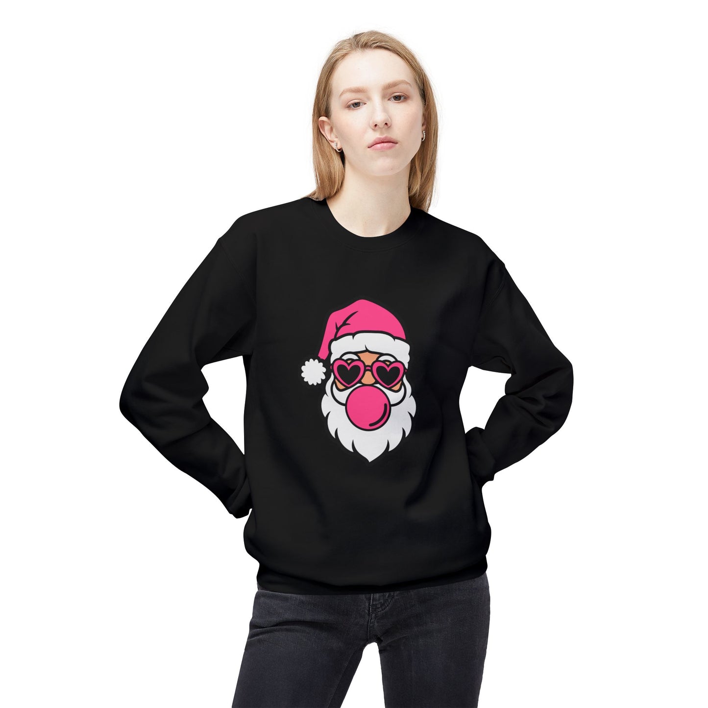 Pink Santa Bubblegum Sweatshirt