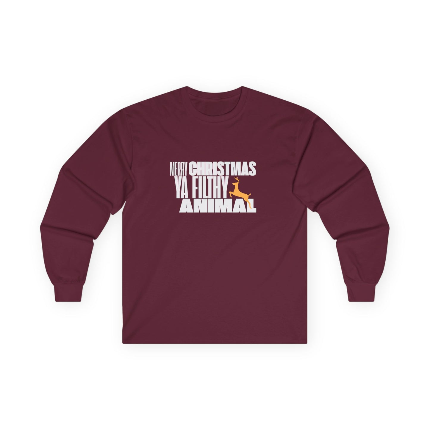 Friday Knights - 'Merry Christmas ya filthy animal' NONFLEECE sweater