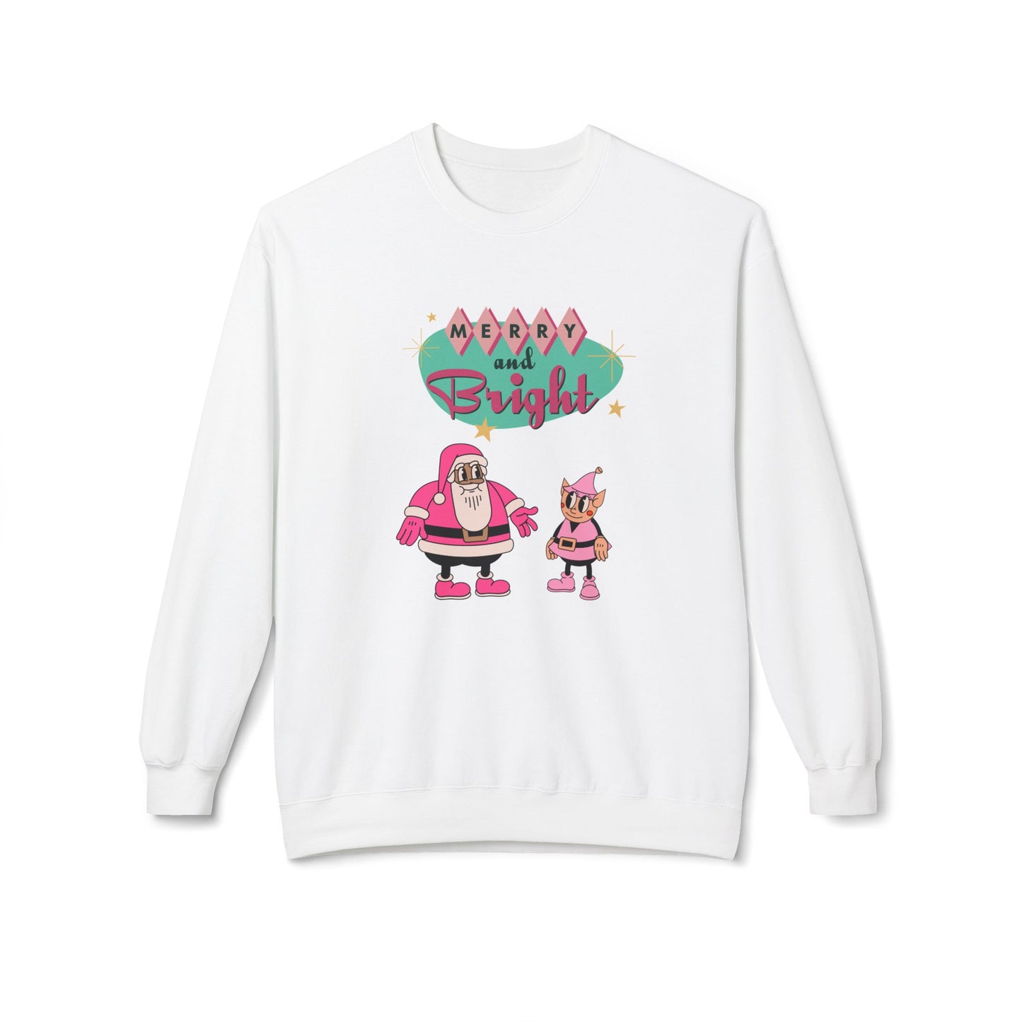 Friday Knights - Merry and Bright Crewneck fleece Sweatshirt