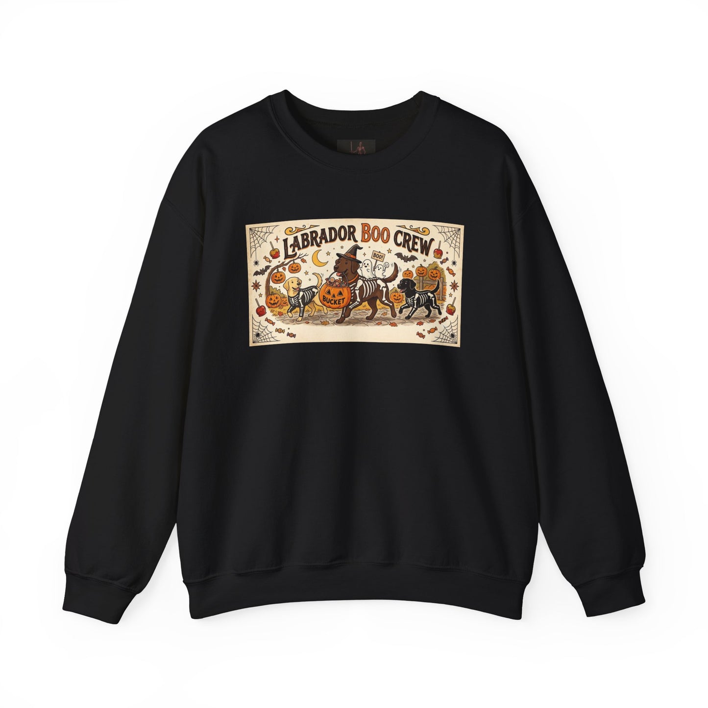 Friday Knights - Labrador Boo Crew Halloween Sweatshirt