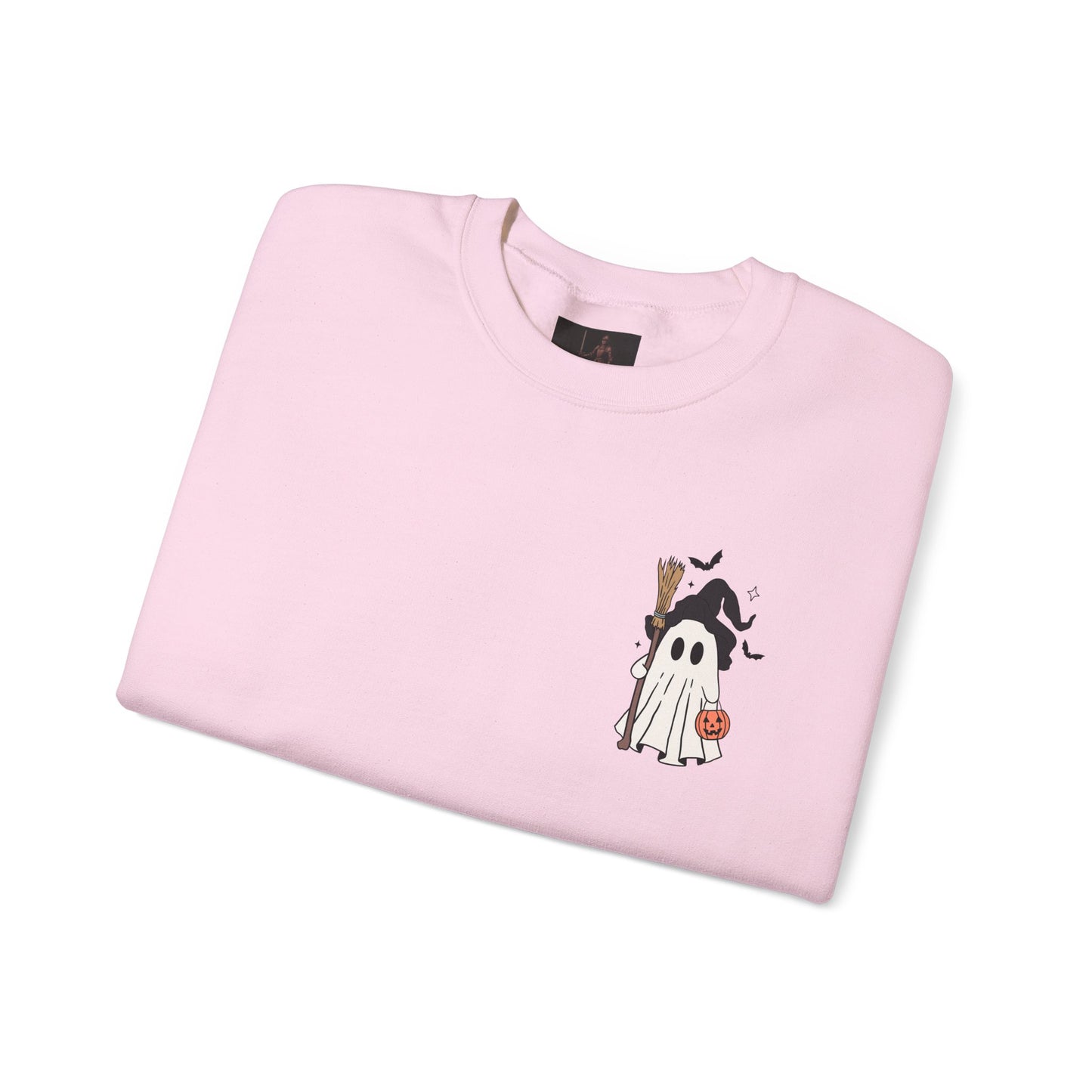 Friday Knights - Ghost in a Witch Hat Crewneck Sweatshirt