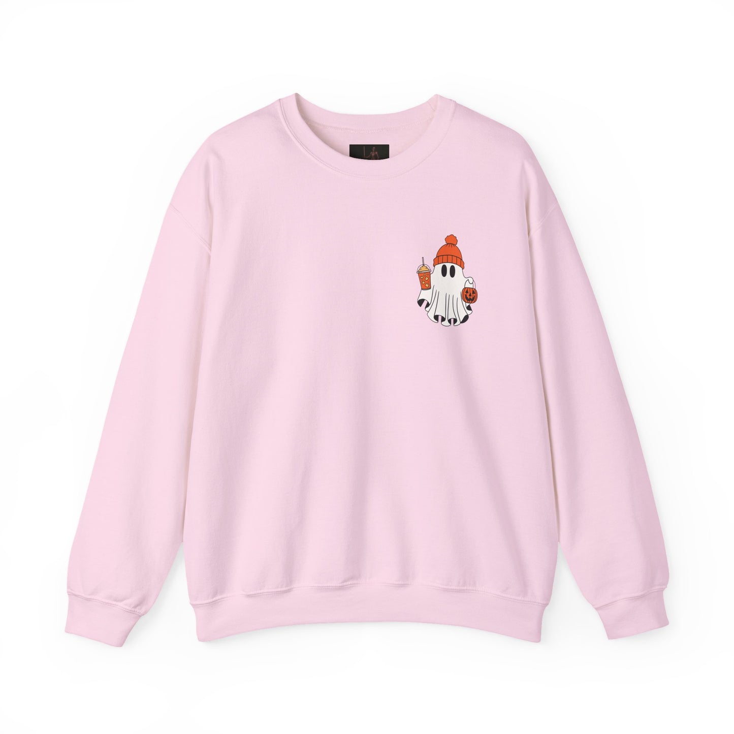 Friday Knights- Ghost in a Beanie Crewneck Sweatshirt
