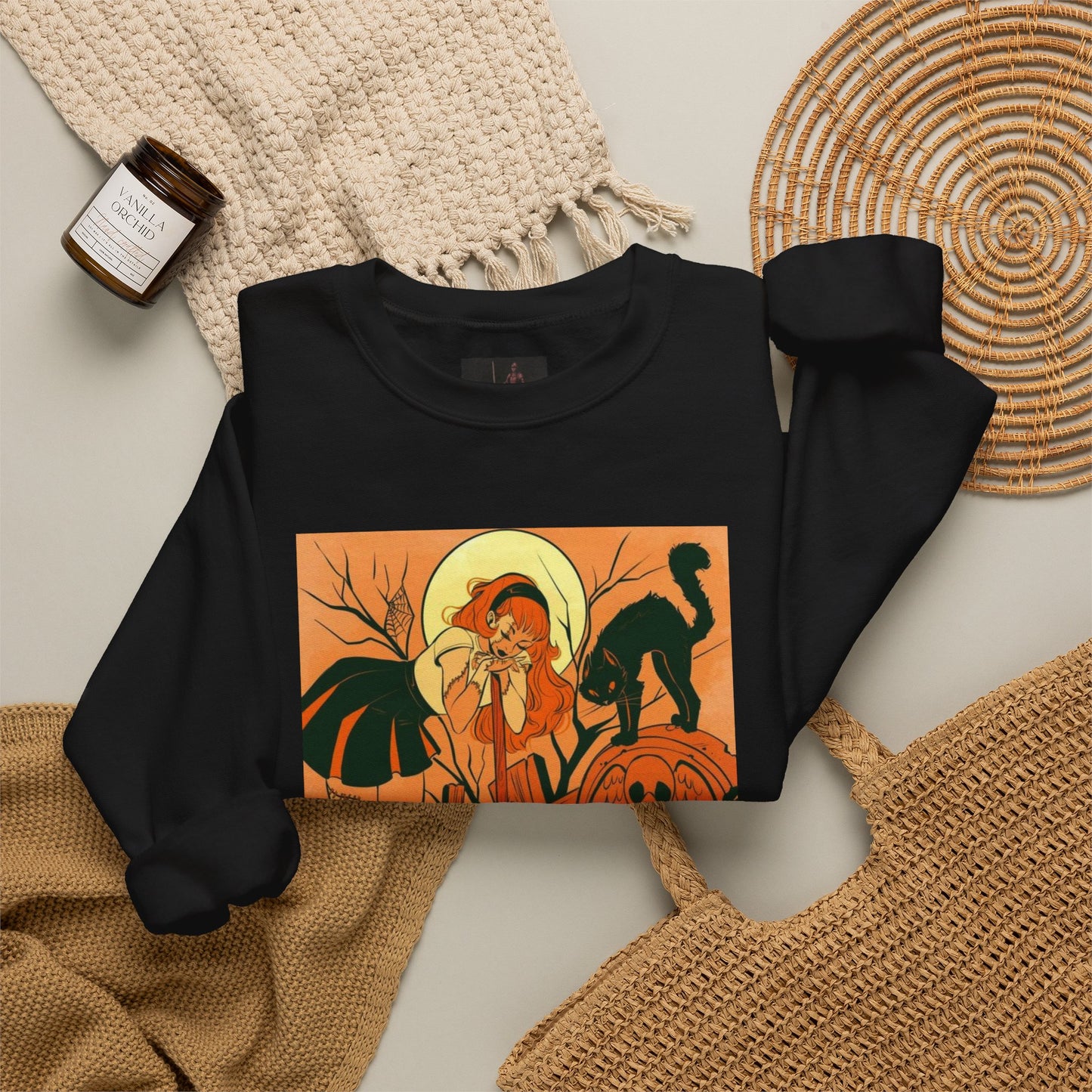 Friday Knights -Halloween Graveyard sweater