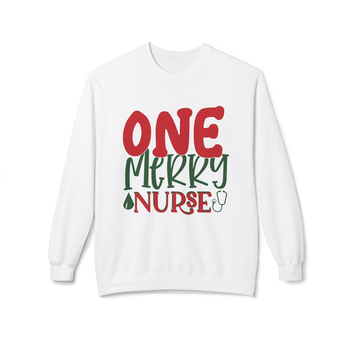 Friday Knights - One Merry Nurse FLEECE Sweatshirt