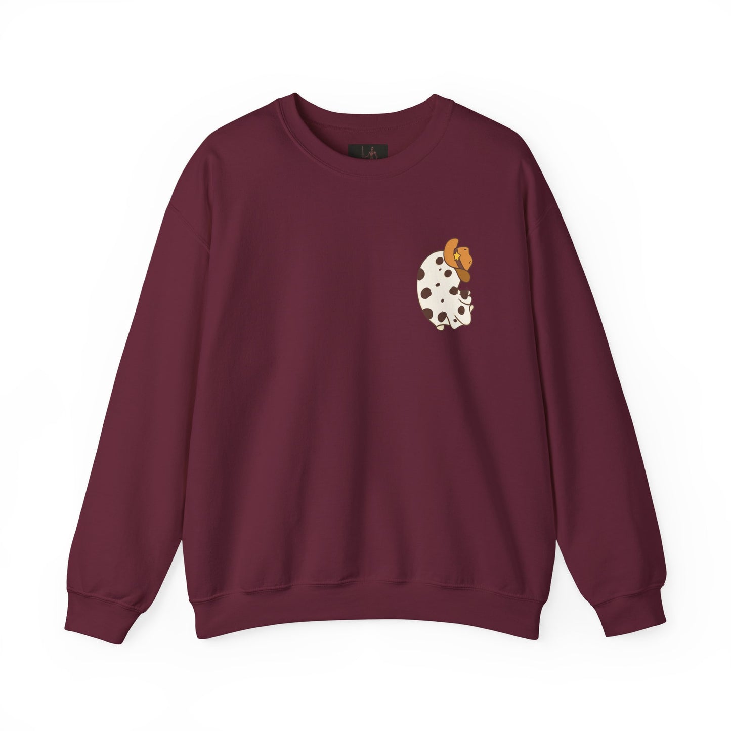 Friday Knights - Cow Spot Ghost Crewneck Sweatshirt