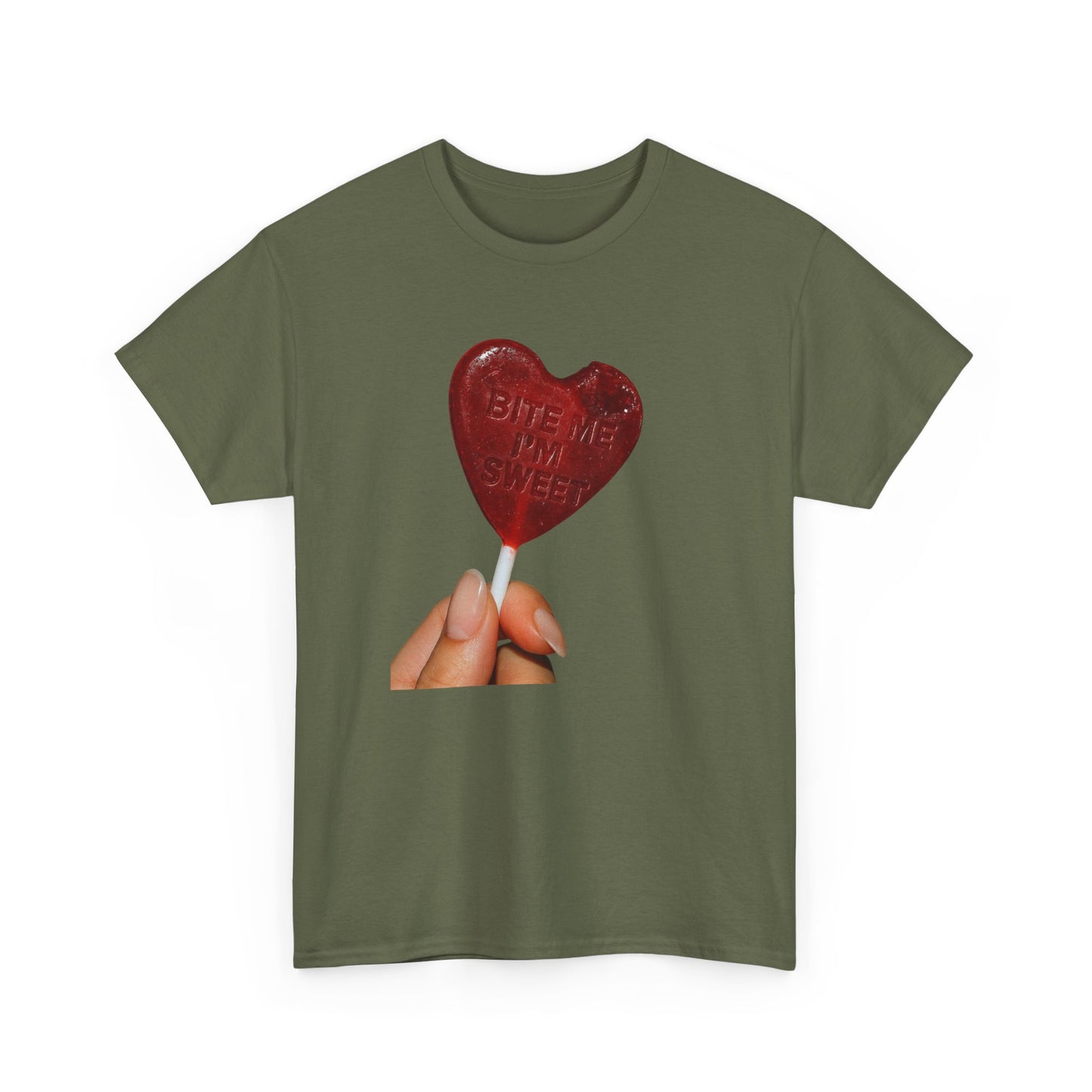 Friday Knights - 'Bite Me' Candy Heart T-Shirt