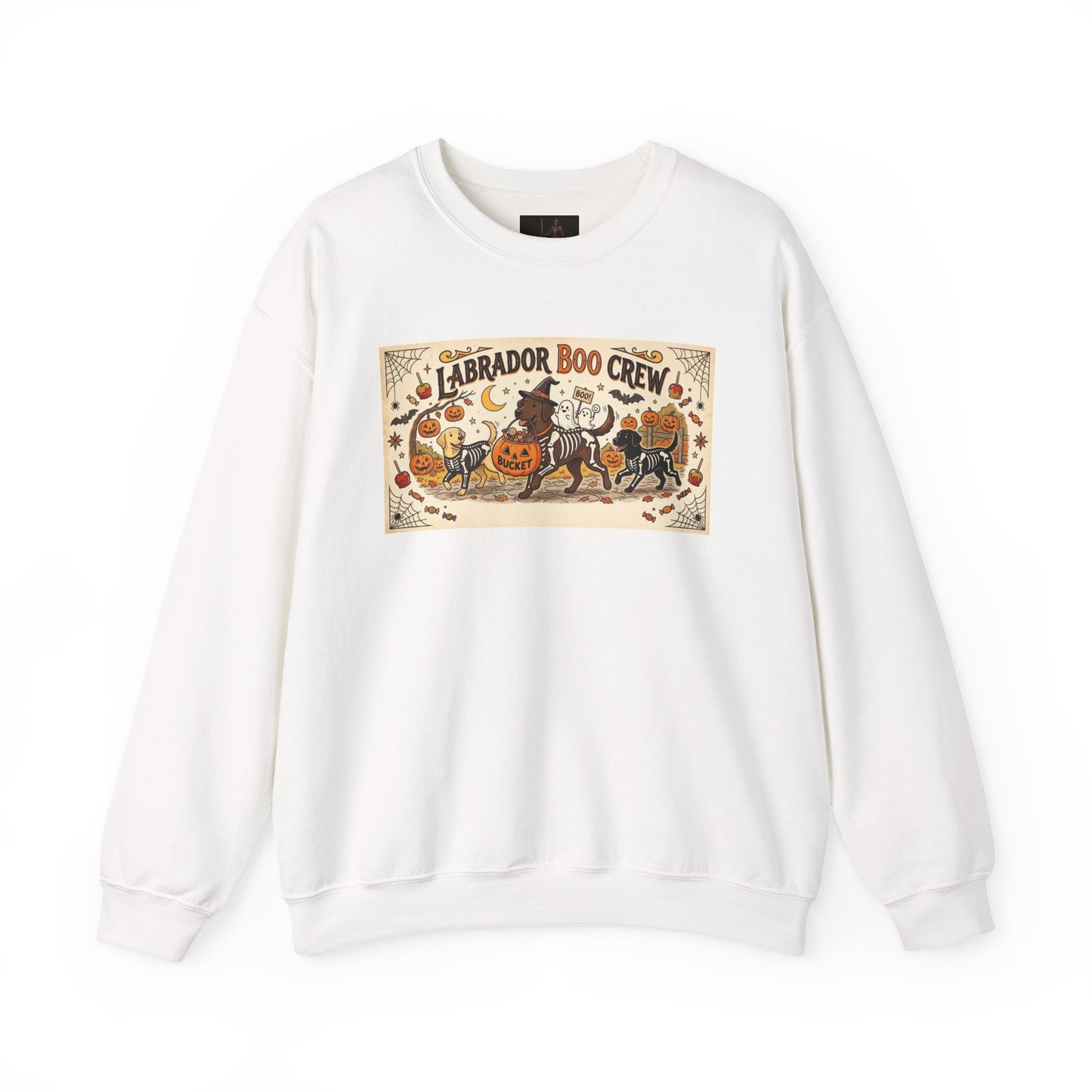 Friday Knights - Labrador Boo Crew Halloween Sweatshirt
