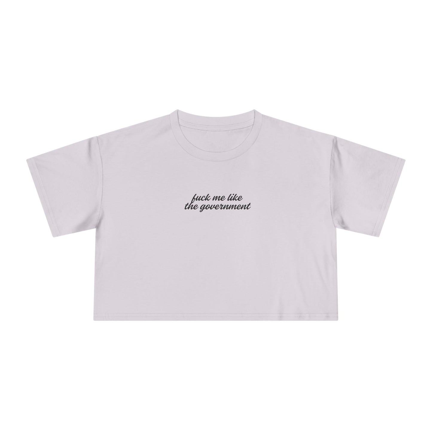 Friday Knights - do me like the government crop top