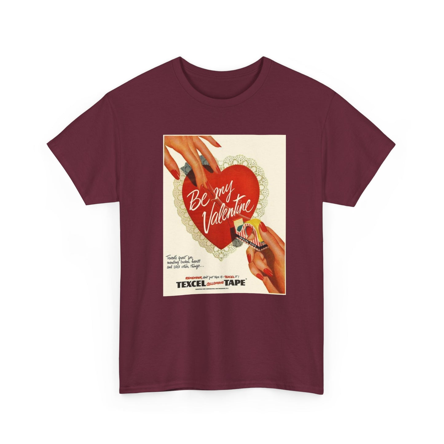 Friday Knights - tape vintage valentines day tee