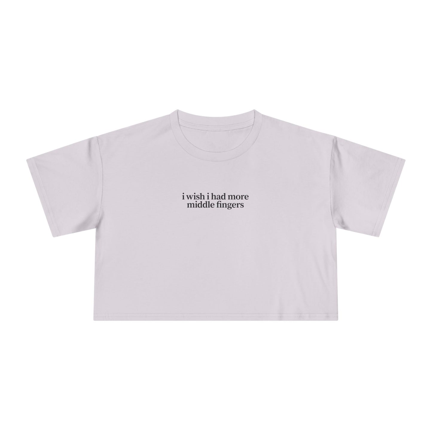 Friday Knights - I wish I had more fingers crop top