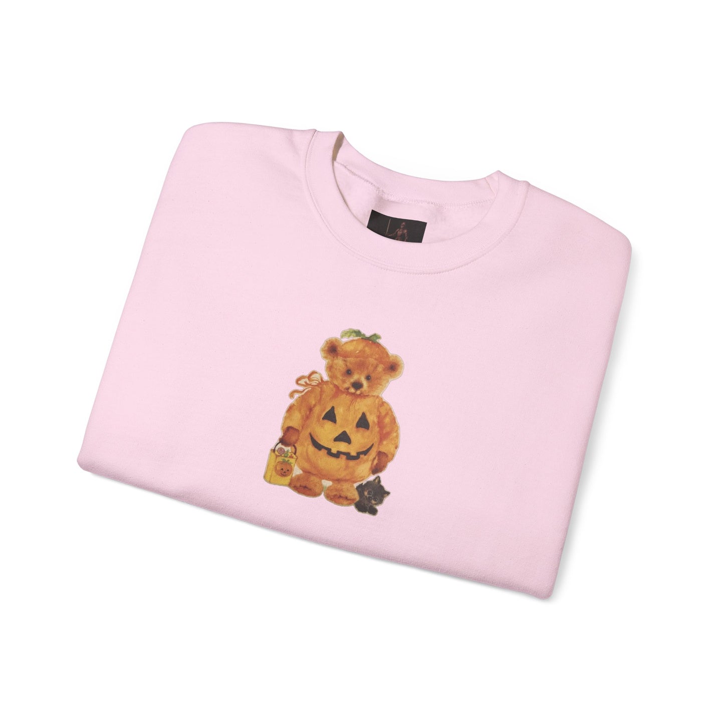 Friday Knights - Vintage Halloween Teddy Pumpkin Sweatshirt