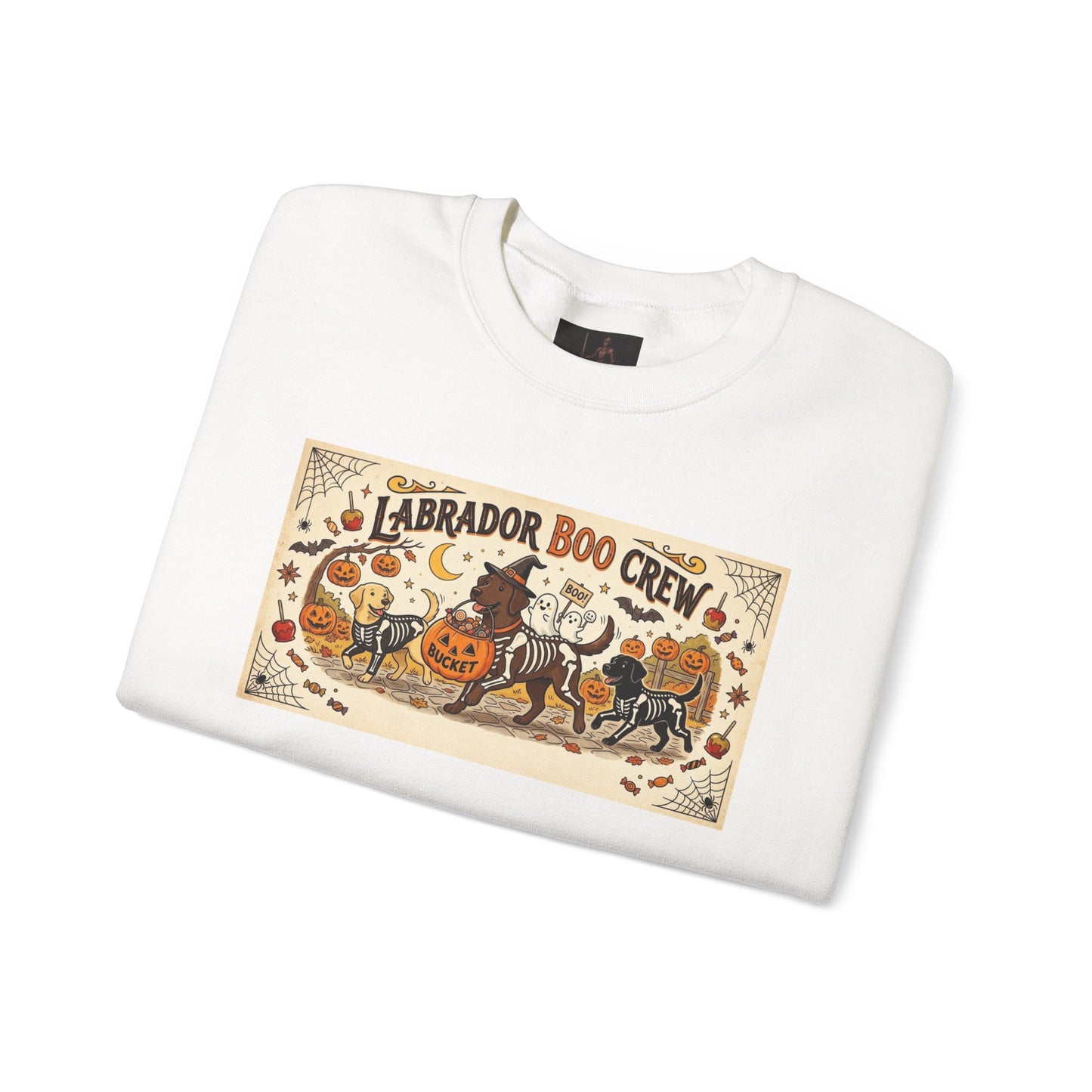 Friday Knights - Labrador Boo Crew Halloween Sweatshirt