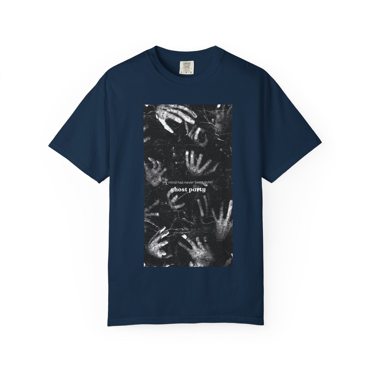 my mind has never been quiet hand tee