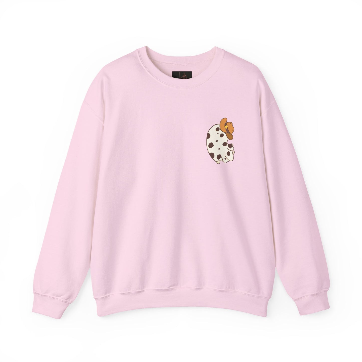 Friday Knights - Cow Spot Ghost Crewneck Sweatshirt