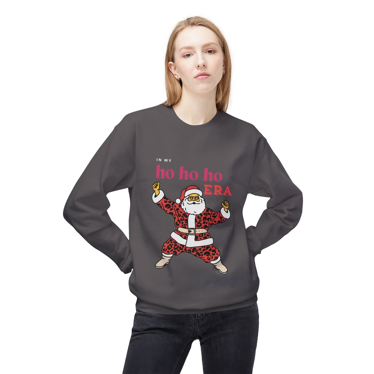Friday Knights -  Santa in my ho ho ho era Fleece Crewneck Sweatshirt