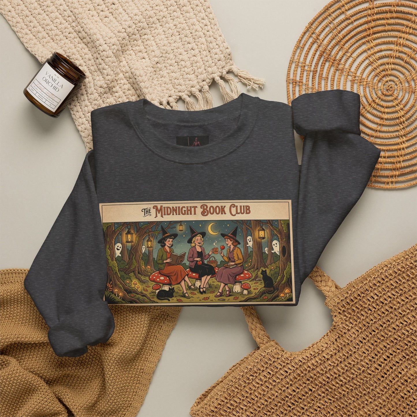 Friday Knights - Midnight Book Club Crewneck Sweatshirt