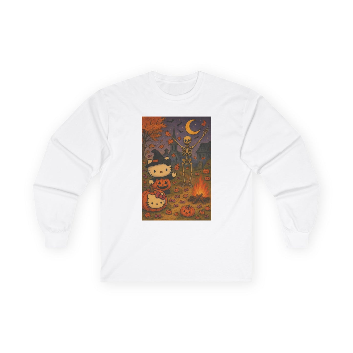 Halloween Hello Kitty and Daniel spooky sweater