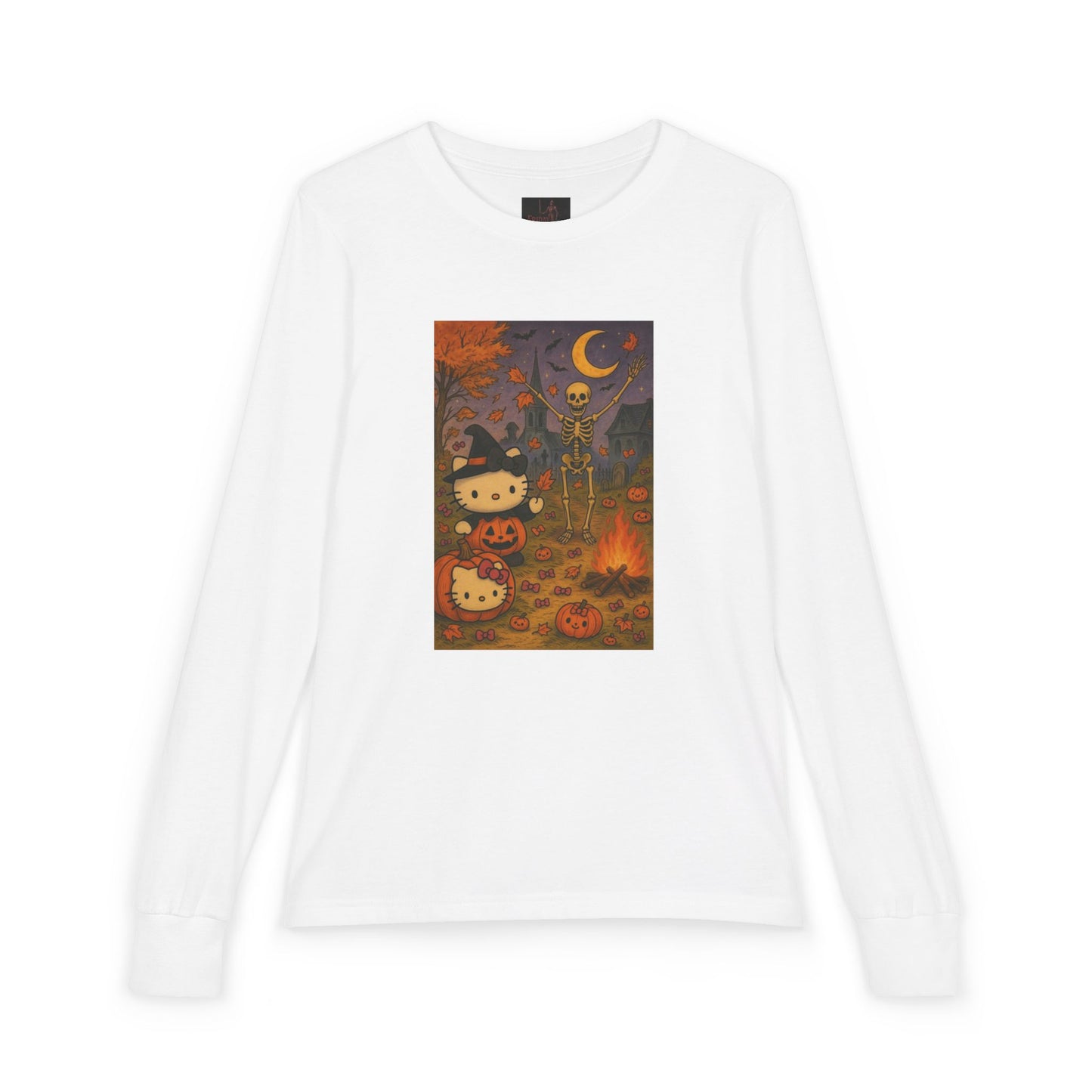 Friday Knights KIDS- Spooky Kitty, Pumpkin & Skeleton Design