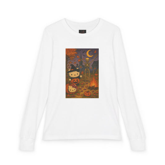 Friday Knights KIDS- Spooky Kitty, Pumpkin & Skeleton Design