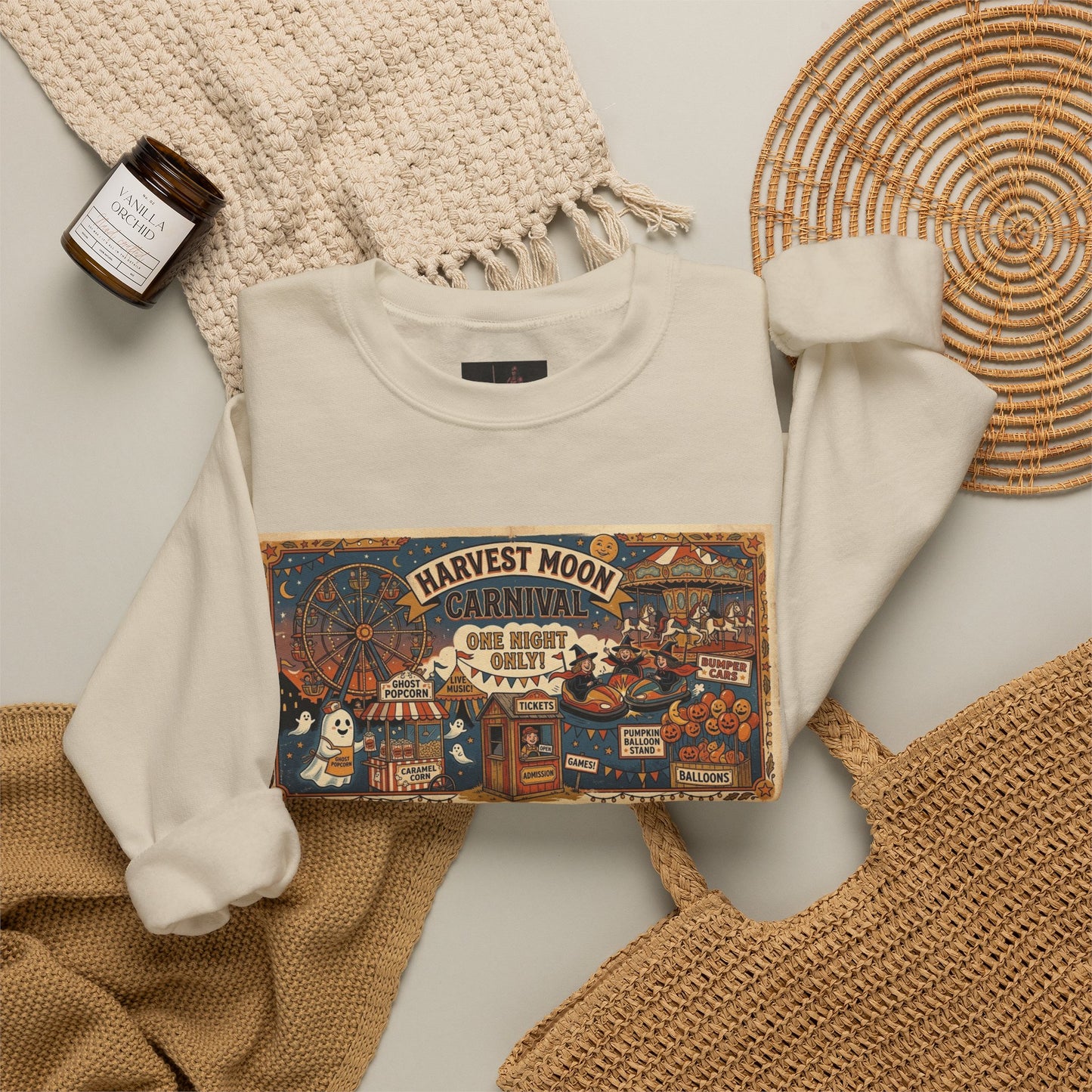 Friday Knights - Harvest Moon Carnival Crewneck Sweatshirt